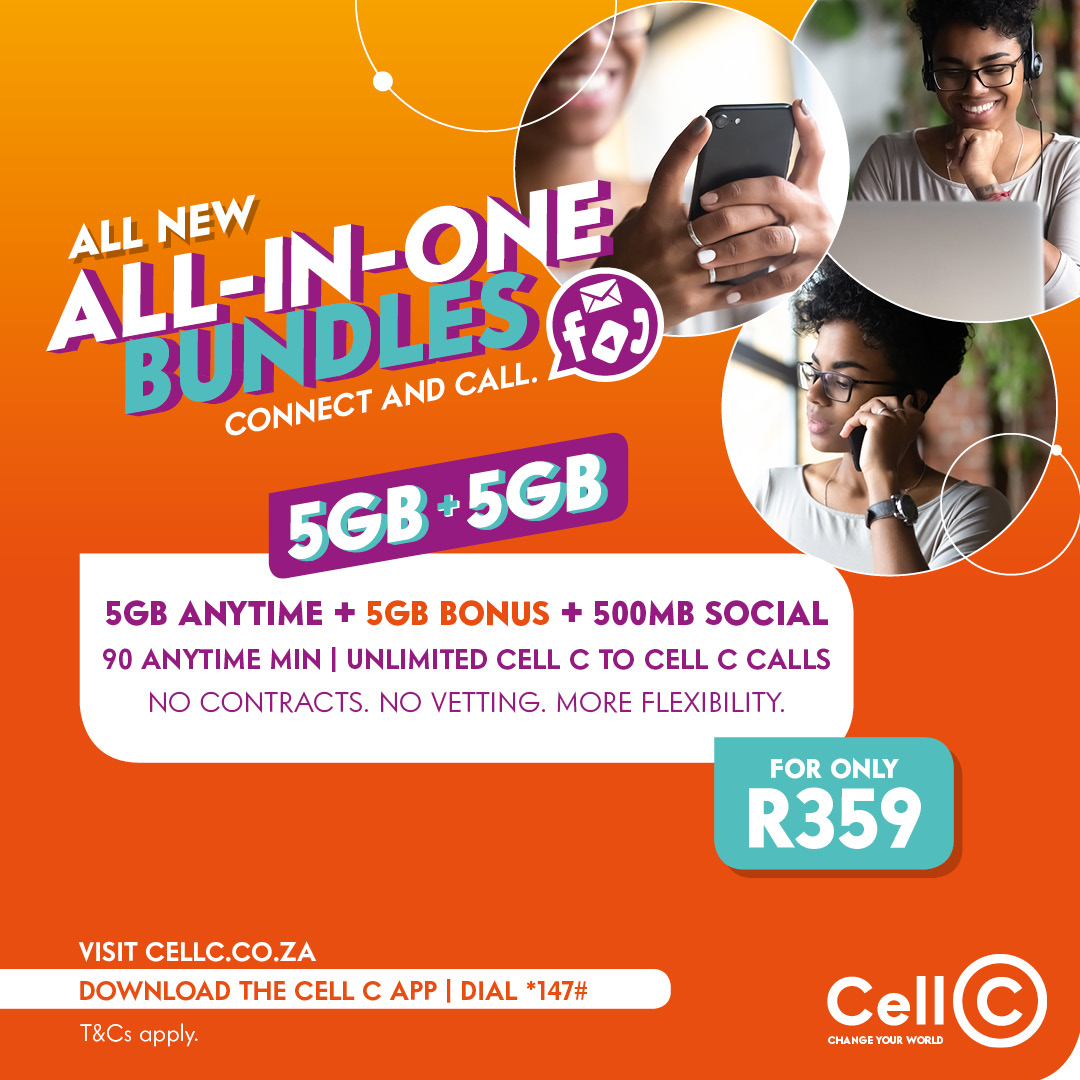 Cell C’s New All-in-One Bundles Suit of Products that will Change Your ...