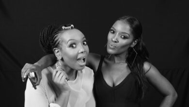 South African Media Personality Thembisa Mdoda-Nxumalo Congratulates Award Winning Make-Up Artist Nomsa Madida On Her New Business Venture