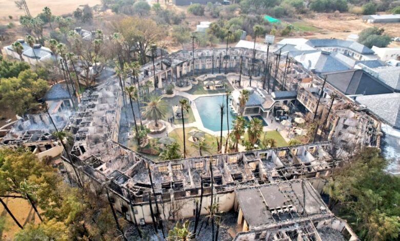 Fire Destroys Mmabatho Palms Hotel One Of South Africa’s Oldest Resorts