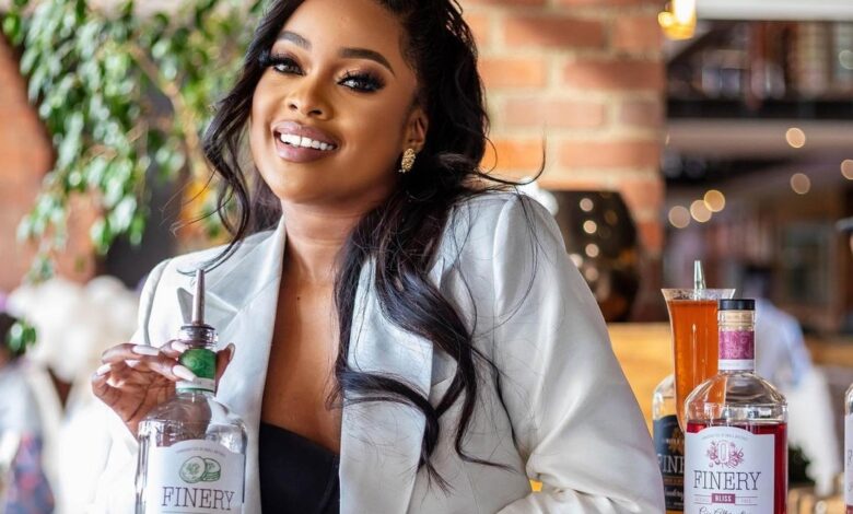 SA Actress Omuhle Gela Announces New Partnership With The Finery Gin