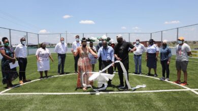 Glencore Partners With Greensource SA To Build A Soccer Pitch For Selareng Primary School