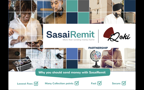 Sasai Remit Announces Its Partnership With Qoki Zindlovukazi