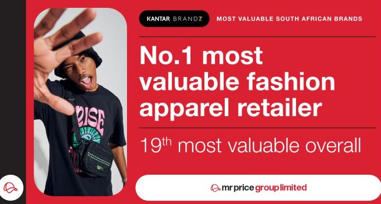 Mr Price Ranked As The Most Valuable Fashion Brand In South Africa