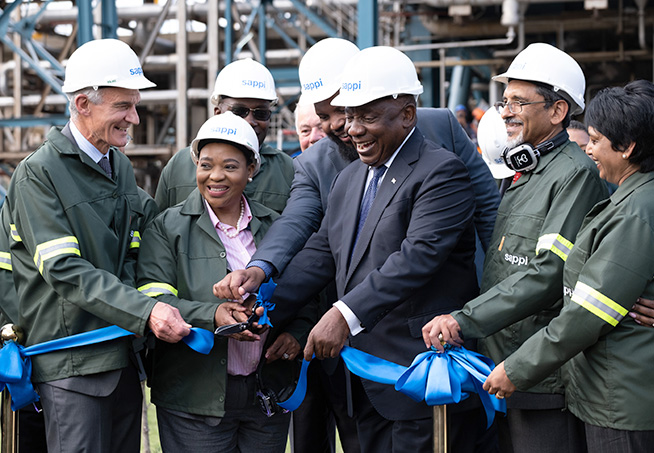 President Ramaphosa Opens Sappi Saiccor Mill Expansion And Environmental Upgrade Project