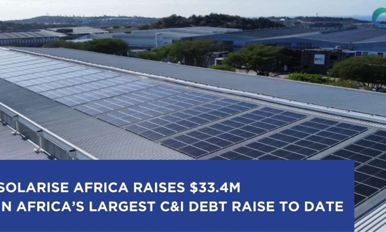 Solarise Africa Raises $33.4m In Africa’s Largest C&I Debt Raise To Date