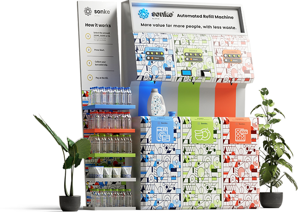 How Sonke Aims To Reduce The Negative Impact On The Environment Through Its Automated Refill Machines