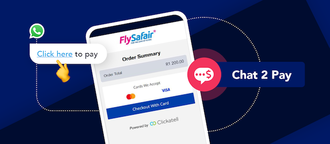 Clickatell Launches Chat 2 Pay With FlySafair For WhatsApp Mobile Payments