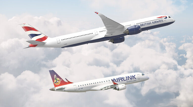 British Airways Announces Codeshare Partnership With South African Airline Airlink