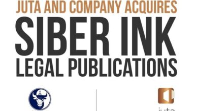 Juta And Company Acquires Siber Ink Legal Publications