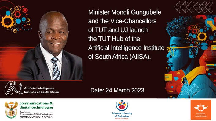 Minister Mondli Gungubele Launches TUT Hub Of Artificial Intelligence Institute Of South Africa