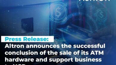 Altron Announces The Successful Conclusion Of The Sale Of Its ATM Hardware And Support Business To NCR