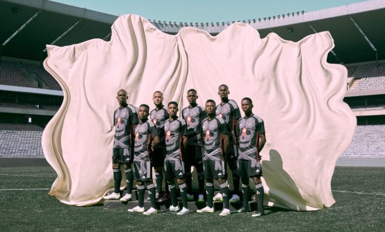 Orlando Pirates And Adidas Unveil 23/24 Season Jersey In Collaboration With SA Fashion Designer Thebe Magugu