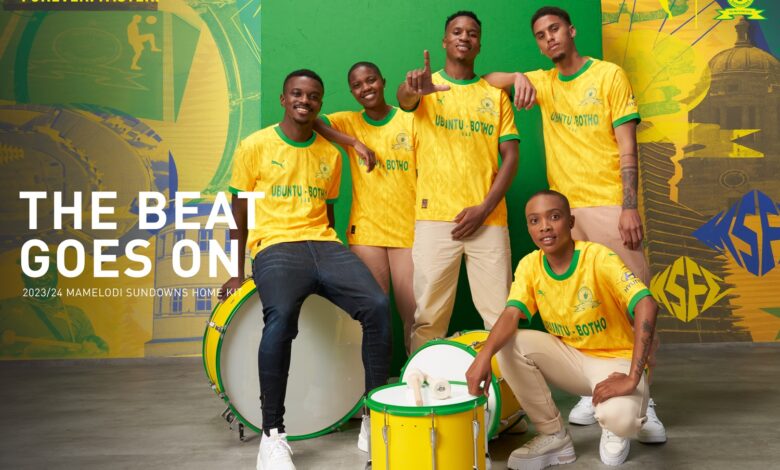 Puma And Mamelodi Sundowns Launch The New Home And Away Kits For The 2023/2024 Season