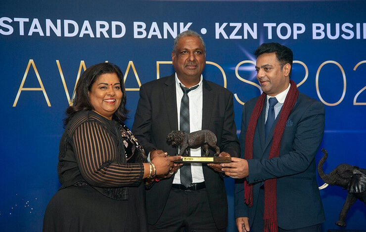 P&A Fabricators Wins At Standard Bank KZN Top Business Award