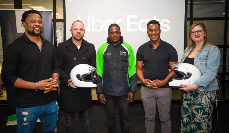 Uber Eats Partners With Big Boy Fourways To Roll Out New Safety Initiatives For Delivery People