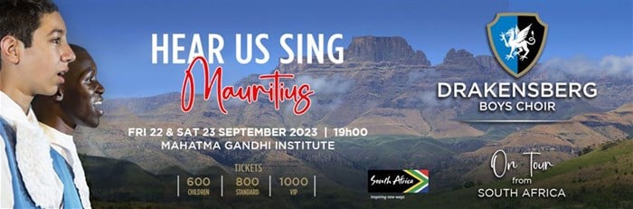 Brand South Africa Collaborates With The Drakensberg Boys Choir For A Mauritius Tour