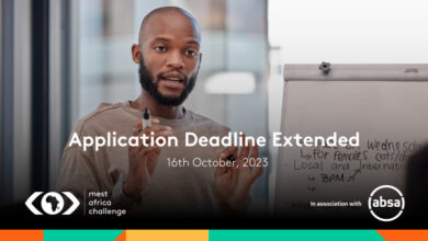 The MEST Africa Challenge Startup Pitch Competition Deadline Extended