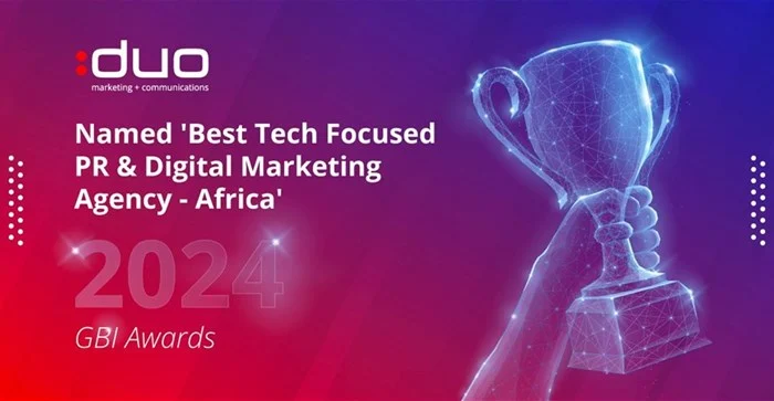 DUO Selected 'Best Tech Focused PR & Digital Marketing Agency – Africa' At GBI Awards