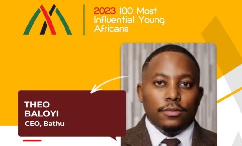 SA Entrepreneur Theo Baloyi Announced As One Of The 2023 100 Most Influential Young African Leaders