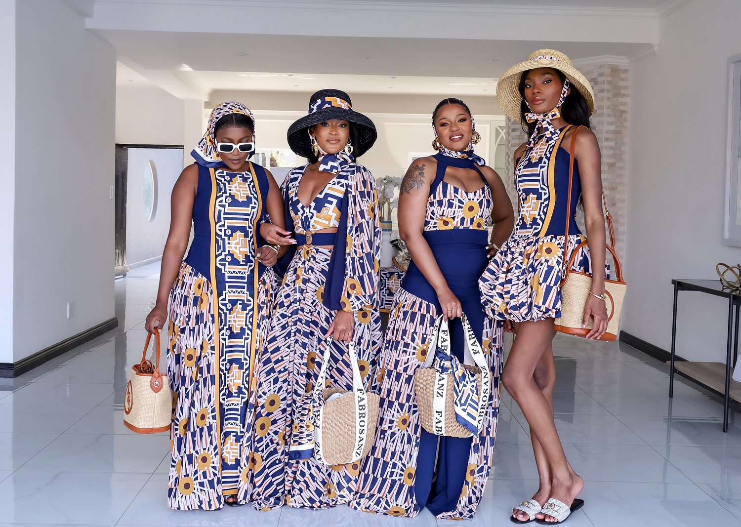 Fabrosanz: Nguni Print Tassel Dress main image 0